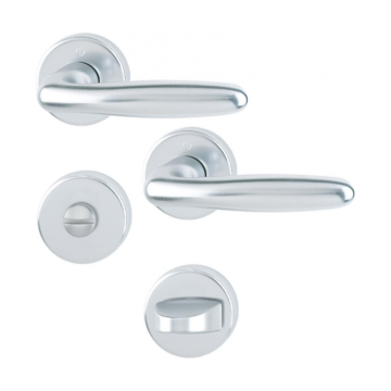 HOPPE Rosetten-Garnitur Verona 1510/42KB/42KBS für Bad/WC
