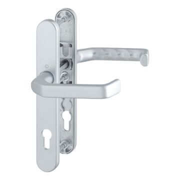 HOPPE Liverpool Profiltür-Langschildbeschlag - Türgriff  - F1-2 Aluminium Natur matt