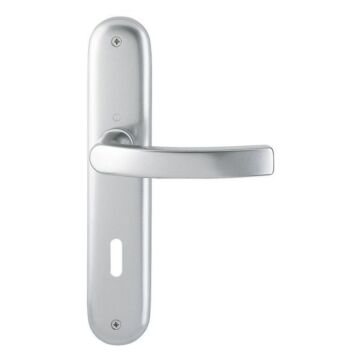 HOPPE Luxembourg Langschild-Garnitur 199/273P - F1 Aluminium Natur - BB
