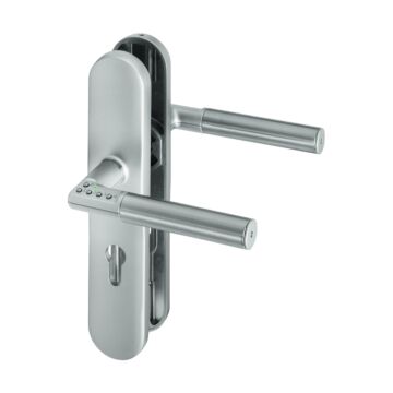 ASSA ABLOY digitaler Türbeschlag Code Handle Langschild Ausführung B - DIN rechts