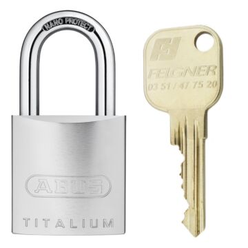 ABUS Hangschloss 86TI/55 mit GERA 3000 Halbzylinder