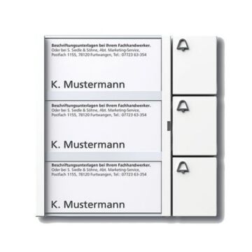 Siedle Bus-Tasten-Modul BTM 650-03