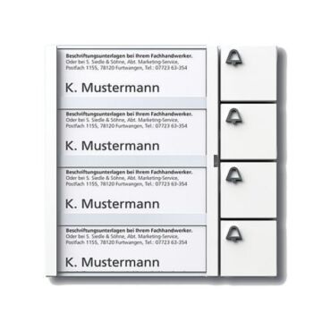 Siedle Bus-Tasten-Modul BTM 650-04
