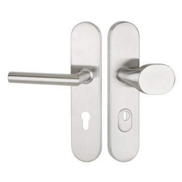 Wechselgarnitur mit Kern-Ziehschutz | 72mm Entfernung | Edelstahl