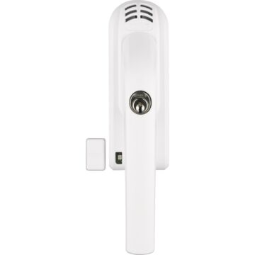 ABUS Fenstergriff FG300A mit Druckzylinder und Alarm - weiß