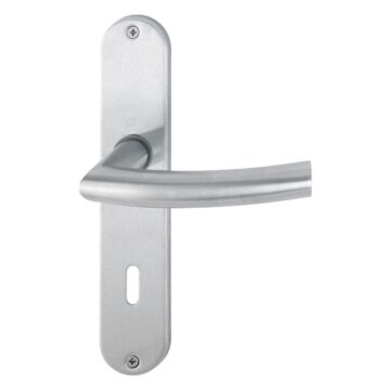 F69 Edelstahl matt - Ovalbart