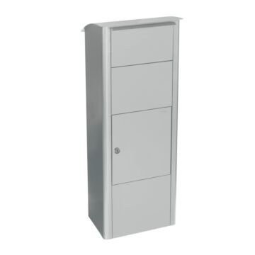 MEFA Beech - Paketkasten aus Stahl-Weißaluminium (RAL 9006)