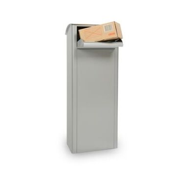 MEFA Beech - Paketkasten aus Stahl-Weißaluminium (RAL 9006)