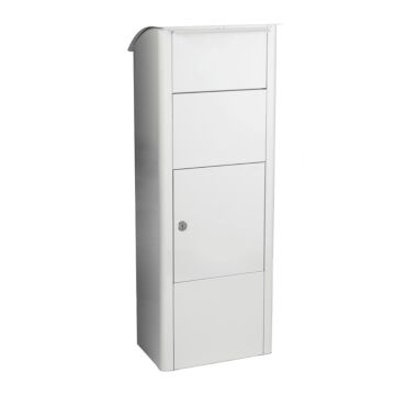 MEFA Beech - Paketkasten aus Stahl-Verkehrsweiß (RAL 9016)