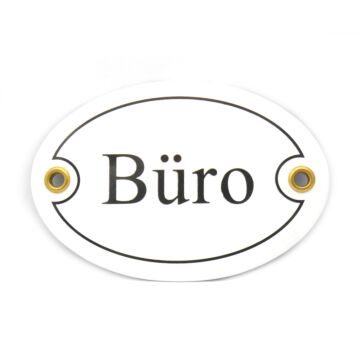Münder-Email Türschild - Büro