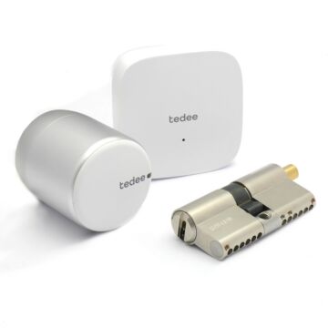 tedee-Schloss + ABUS Bravus.2500 MX Magnet Zylinder + tedee Bridge