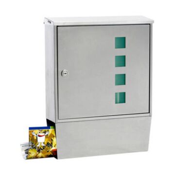 KNOBLOCH - Briefkasten Portland Design E mit Zeitungsfach