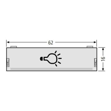 RENZ Lichttasterabdeckung für Tastenmodule
