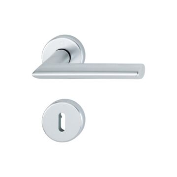 HOPPE Stockholm Rosetten-Objektgarnitur - F1 Aluminium Natur - Ovalbart