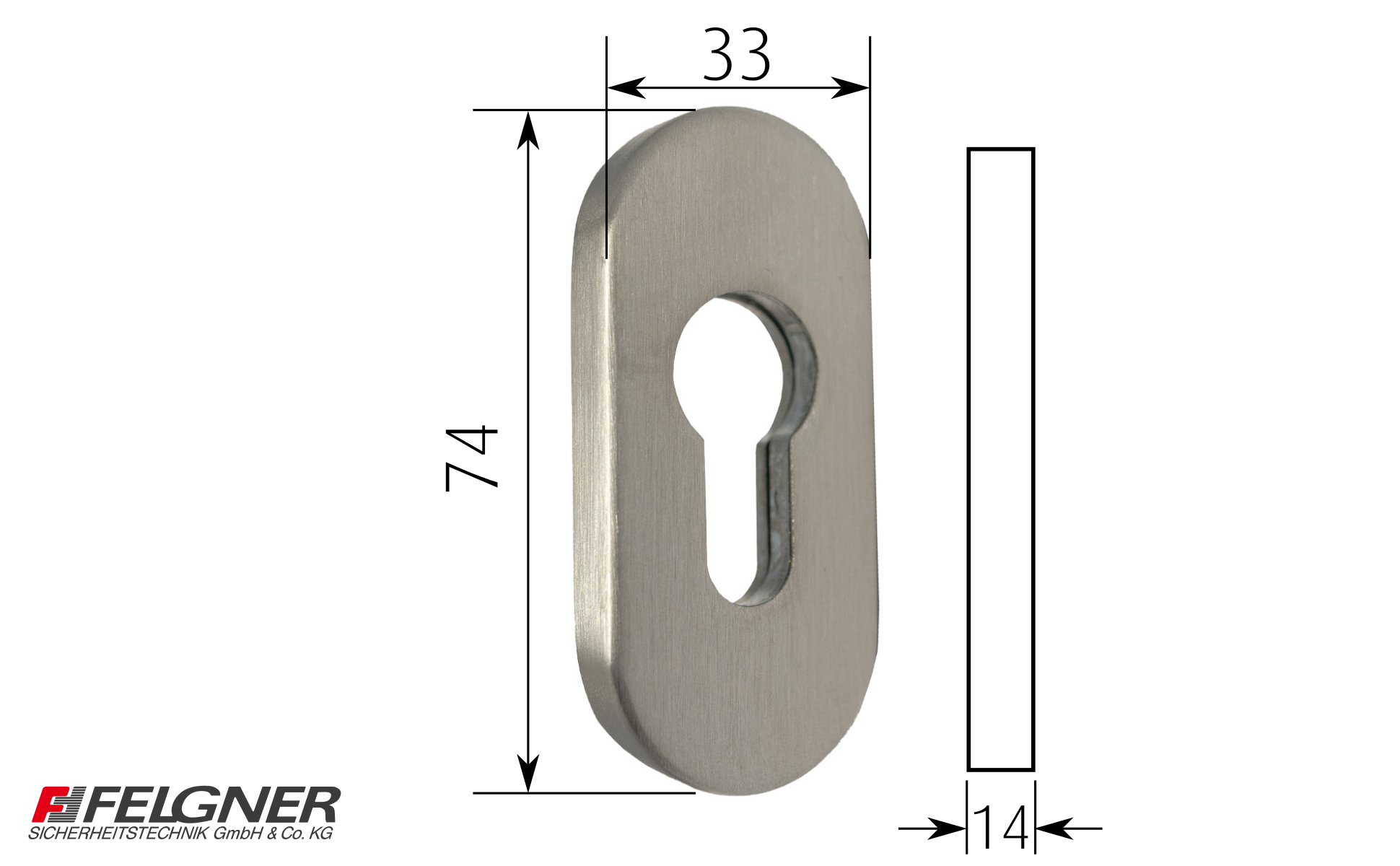 FELGNER Schutzrosetten Tür Sicherheit 